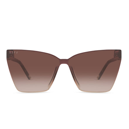 Goldie Sunglasses — Espresso Tortoise + Brown Gradient