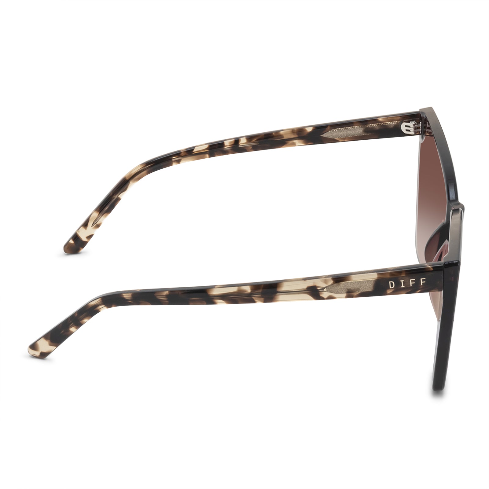 Goldie Sunglasses — Espresso Tortoise + Brown Gradient