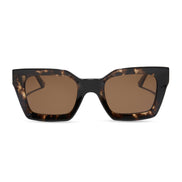 Greer Sunglasses — Espresso Tortoise + Brown Gradient Polarized