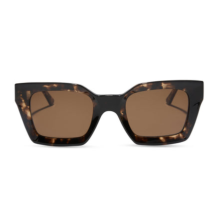 Greer Sunglasses — Espresso Tortoise + Brown Gradient Polarized
