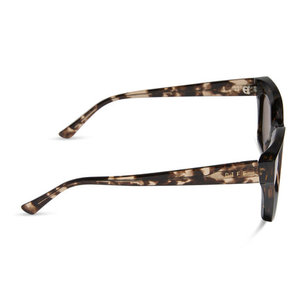 Greer Sunglasses — Espresso Tortoise + Brown Gradient Polarized