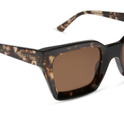 Greer Sunglasses — Espresso Tortoise + Brown Gradient Polarized