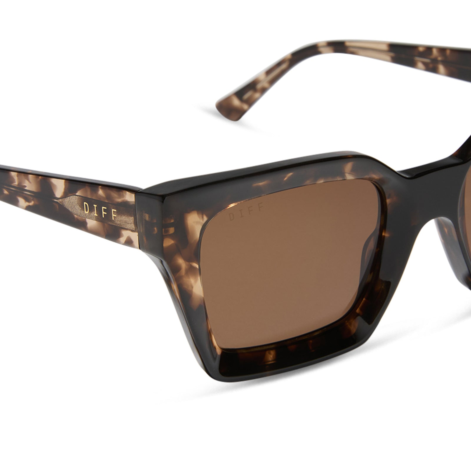 Greer Sunglasses — Espresso Tortoise + Brown Gradient Polarized