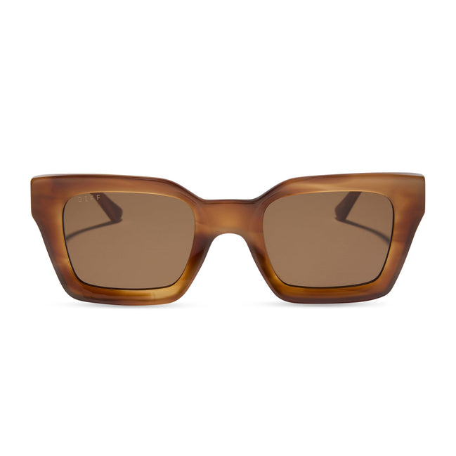 Greer Sunglasses — Tawny Tortoise + Brown