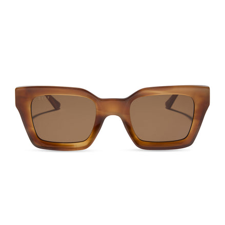 Greer Sunglasses — Tawny Tortoise + Brown