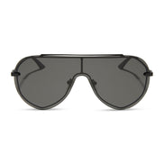 Imani Sunglasses — Black + Grey