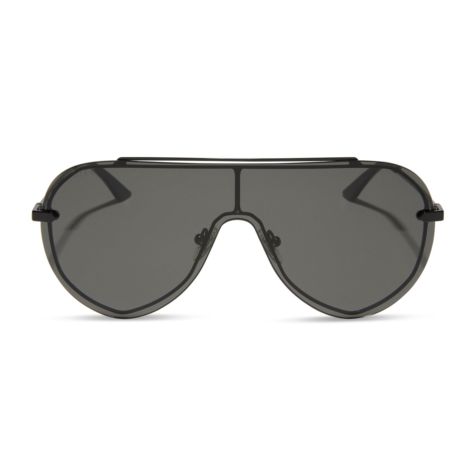 Imani Sunglasses — Black + Grey