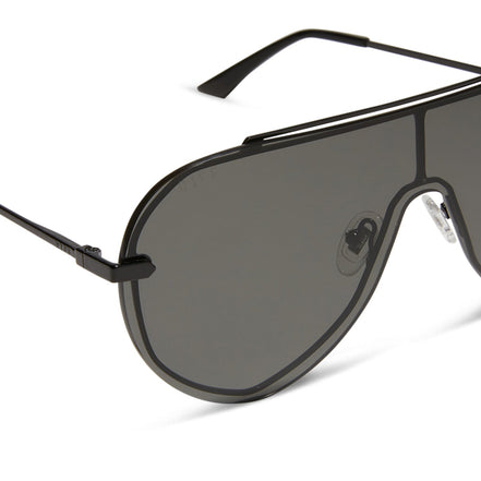 Imani Sunglasses — Black + Grey