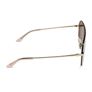 Imani Sunglasses — Gold + Cherry Blossom Mirror