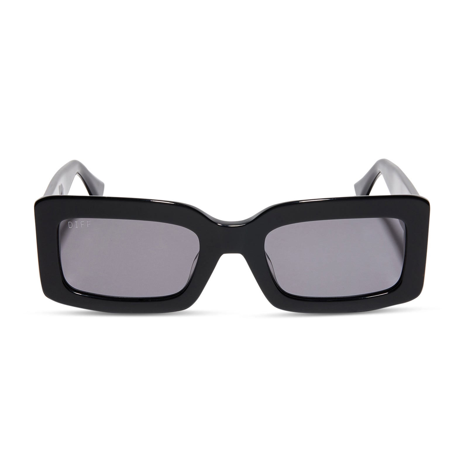 Indy Sunglasses — Black + Grey Polarized