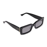 Indy Sunglasses — Black + Grey Polarized