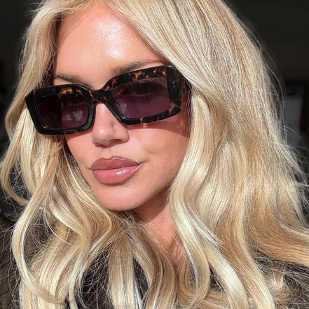 Indy Sunglasses — Espresso Tortoise + Grey