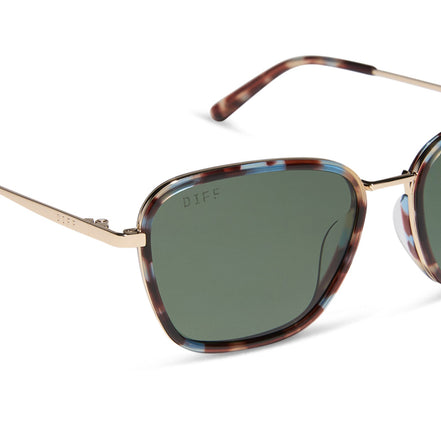 Hope Sunglasses — Blue Color Pop + G15 Polarized