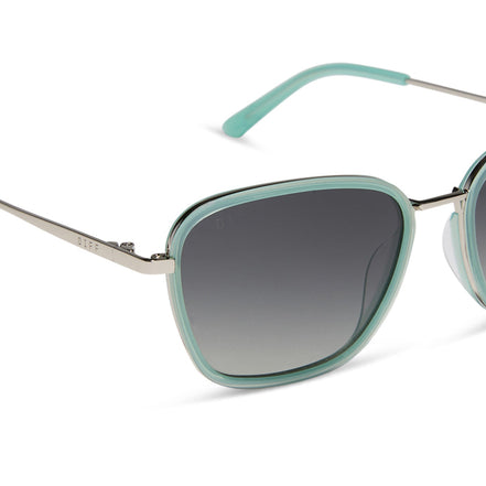 Hope Sunglasses — Bronco Blue + Grey Gradient Polarized