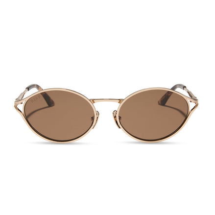 Limoncello Sunglasses — Gold + Brown