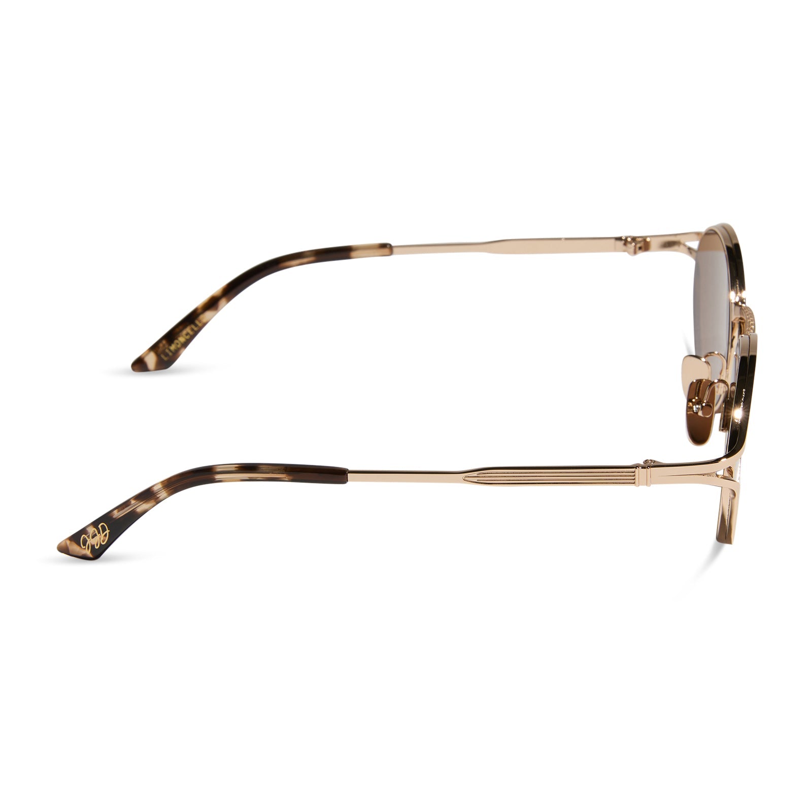Limoncello Sunglasses — Gold + Brown