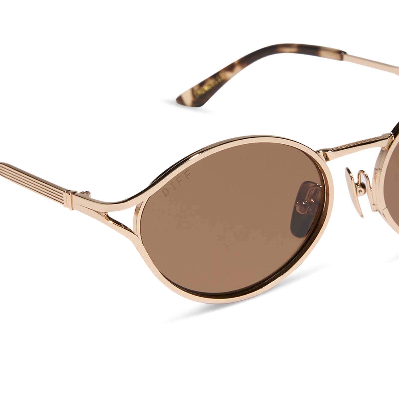 Limoncello Sunglasses — Gold + Brown