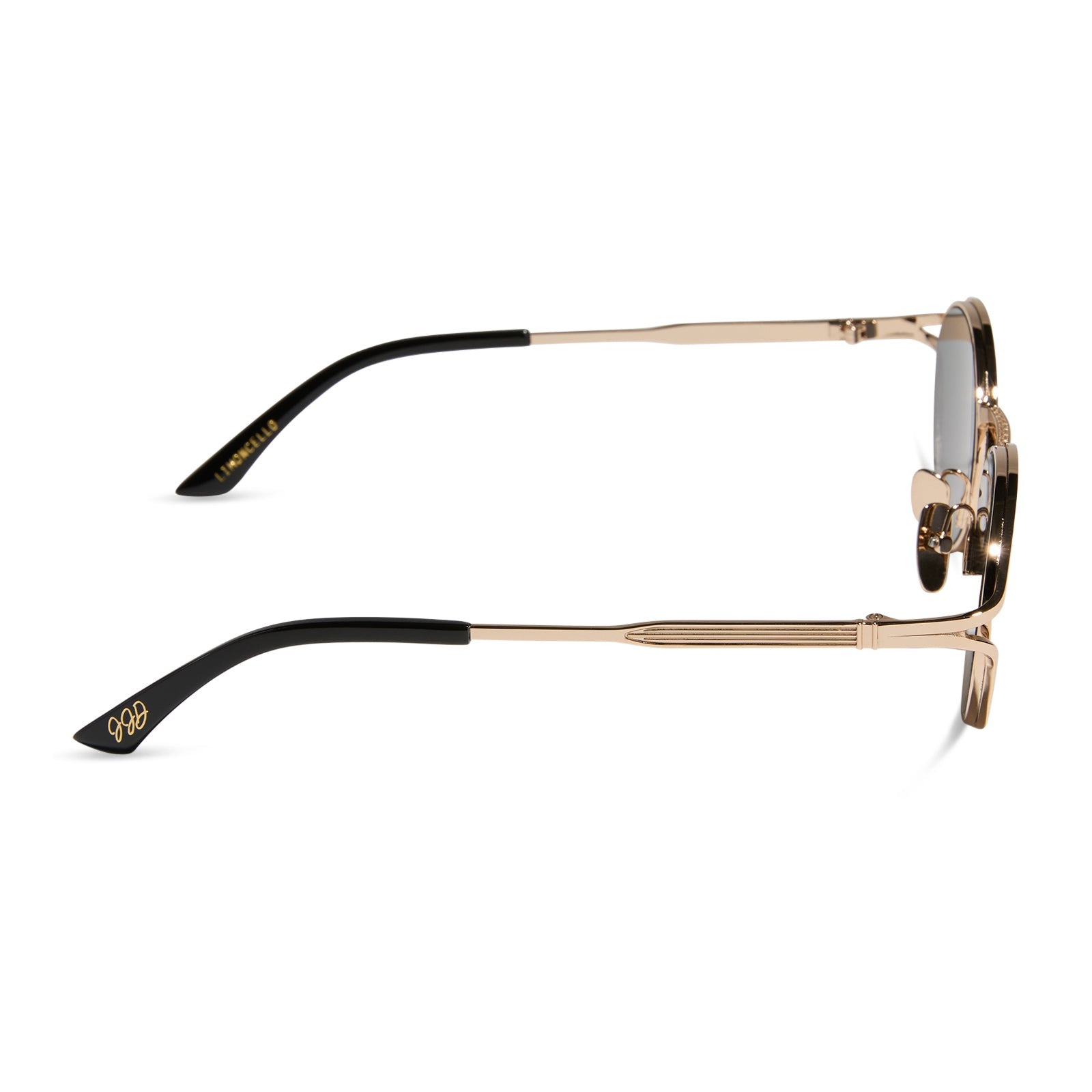 Limoncello Sunglasses — Gold + Grey
