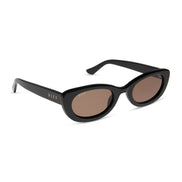 Raya Sunglasses — Black + Brown