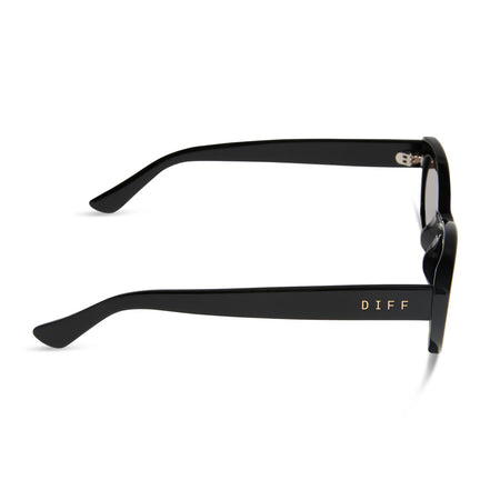 Raya Sunglasses — Black + Brown