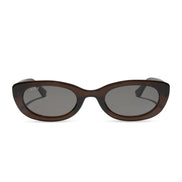 Raya Sunglasses — Chocolate Crystal + Grey Polarized