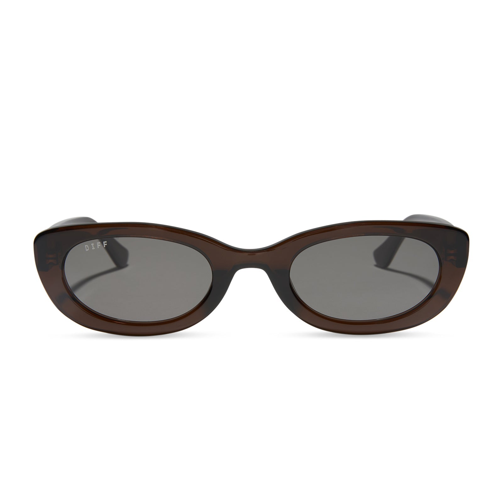 Raya Sunglasses — Chocolate Crystal + Grey Polarized