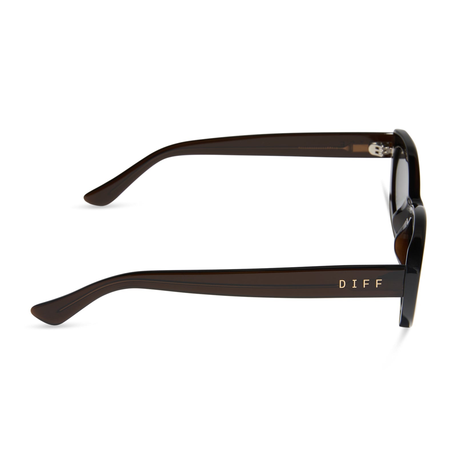 Raya Sunglasses — Chocolate Crystal + Grey Polarized