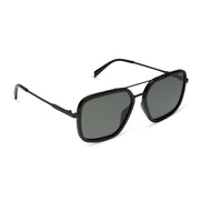 Jordan Sunglasses — Black + Grey Polarized