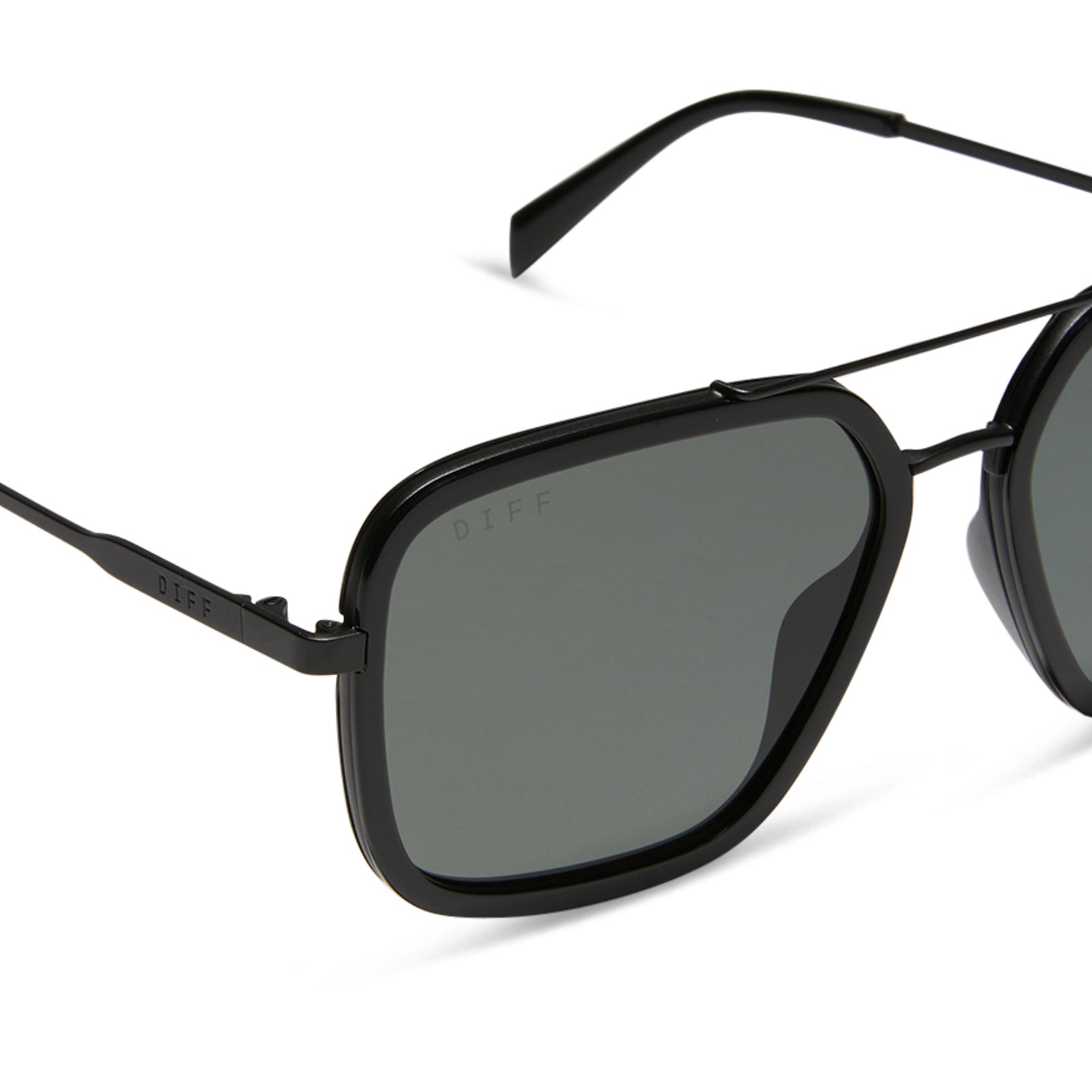 Jordan Sunglasses — Black + Grey Polarized