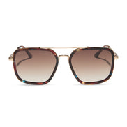 Jordan Sunglasses — Confetti Tortoise + Brown Gradient