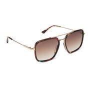 Jordan Sunglasses — Confetti Tortoise + Brown Gradient