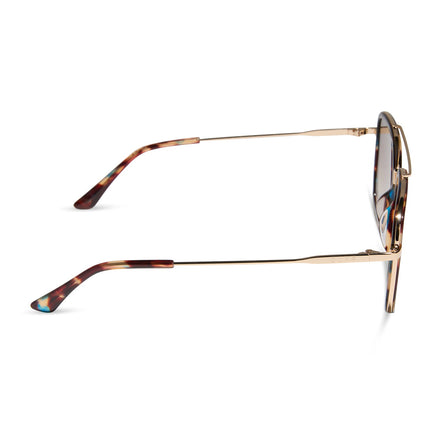 Jordan Sunglasses — Confetti Tortoise + Brown Gradient
