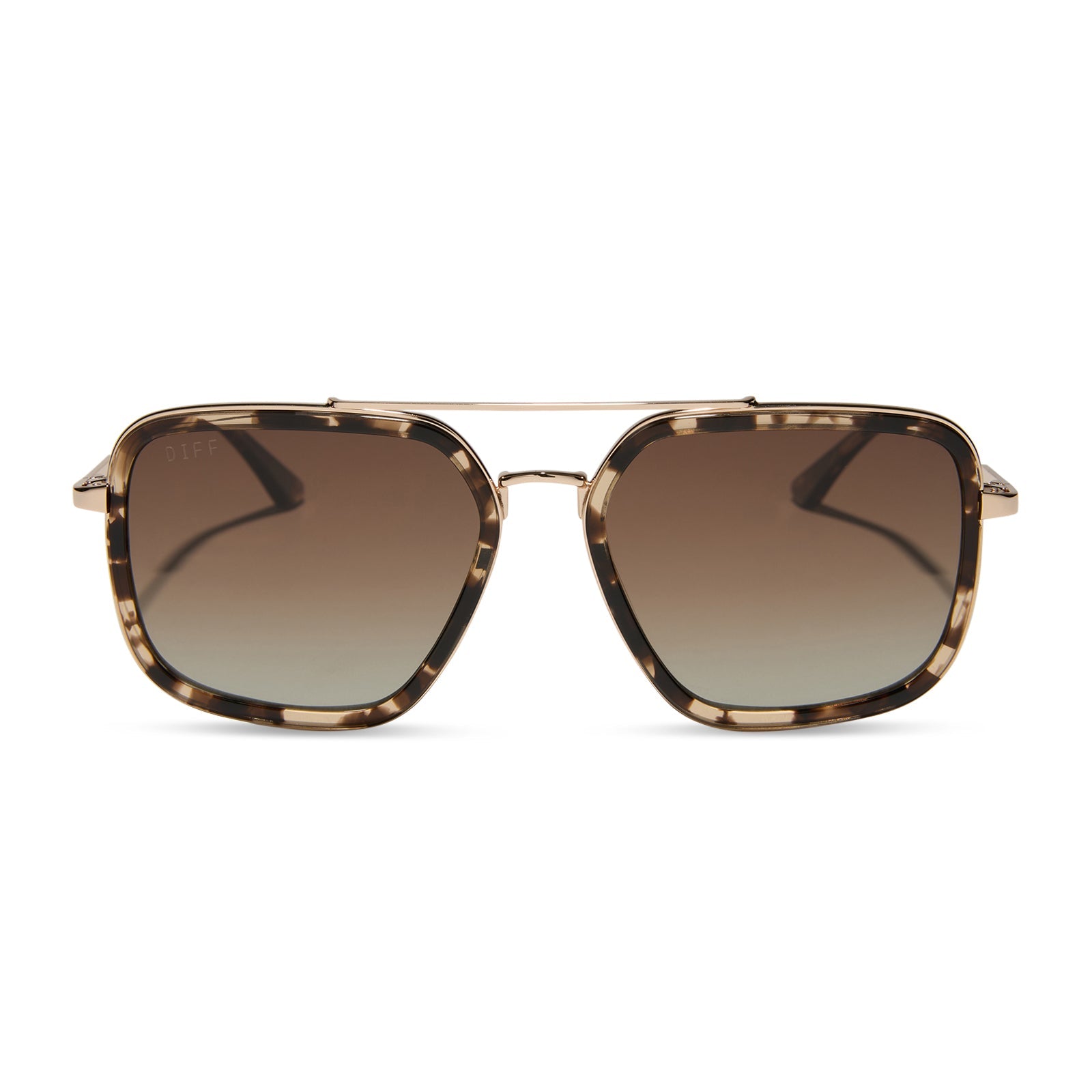 Jordan Sunglasses — Espresso Tortoise + Brown Gradient Polarized