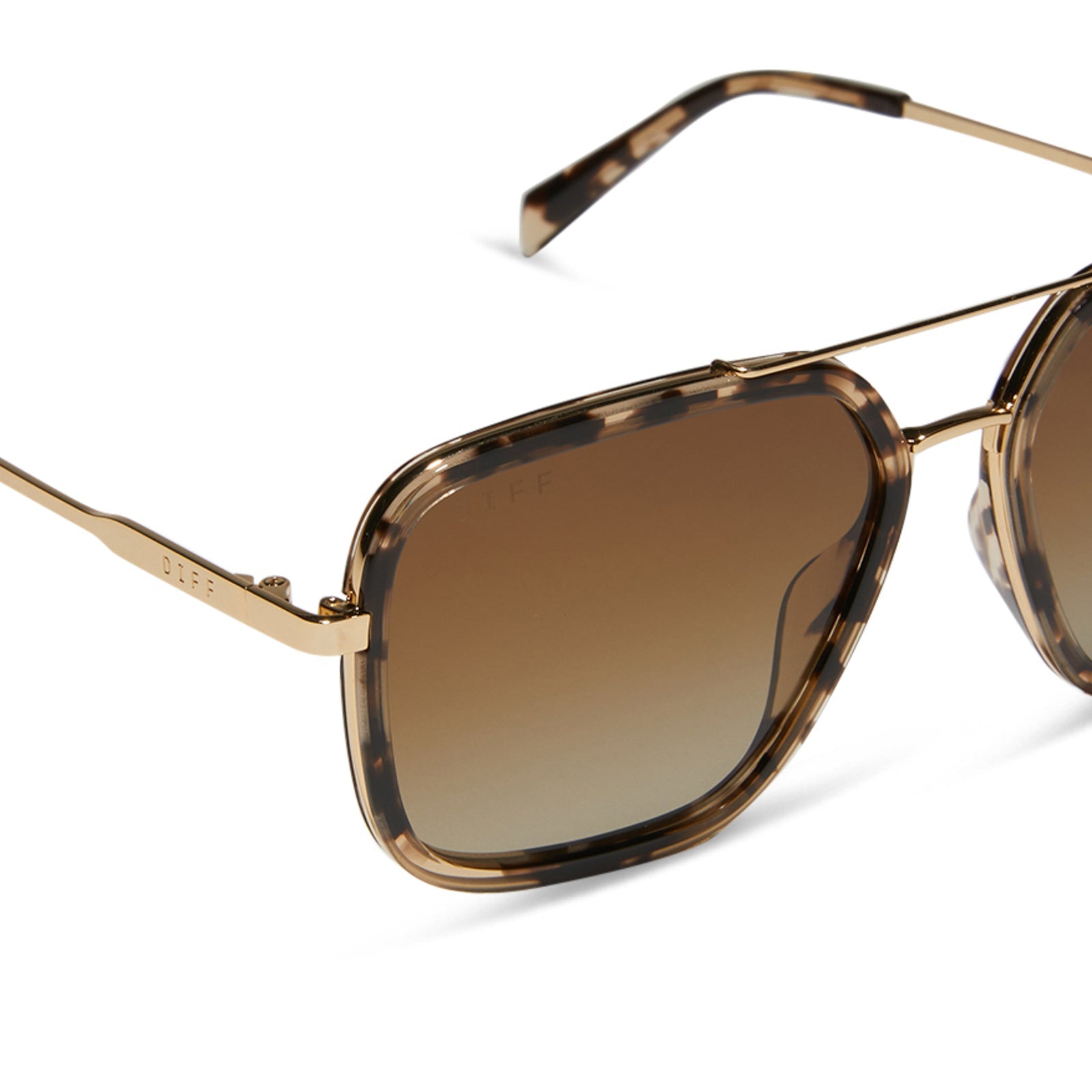Jordan Sunglasses — Espresso Tortoise + Brown Gradient Polarized