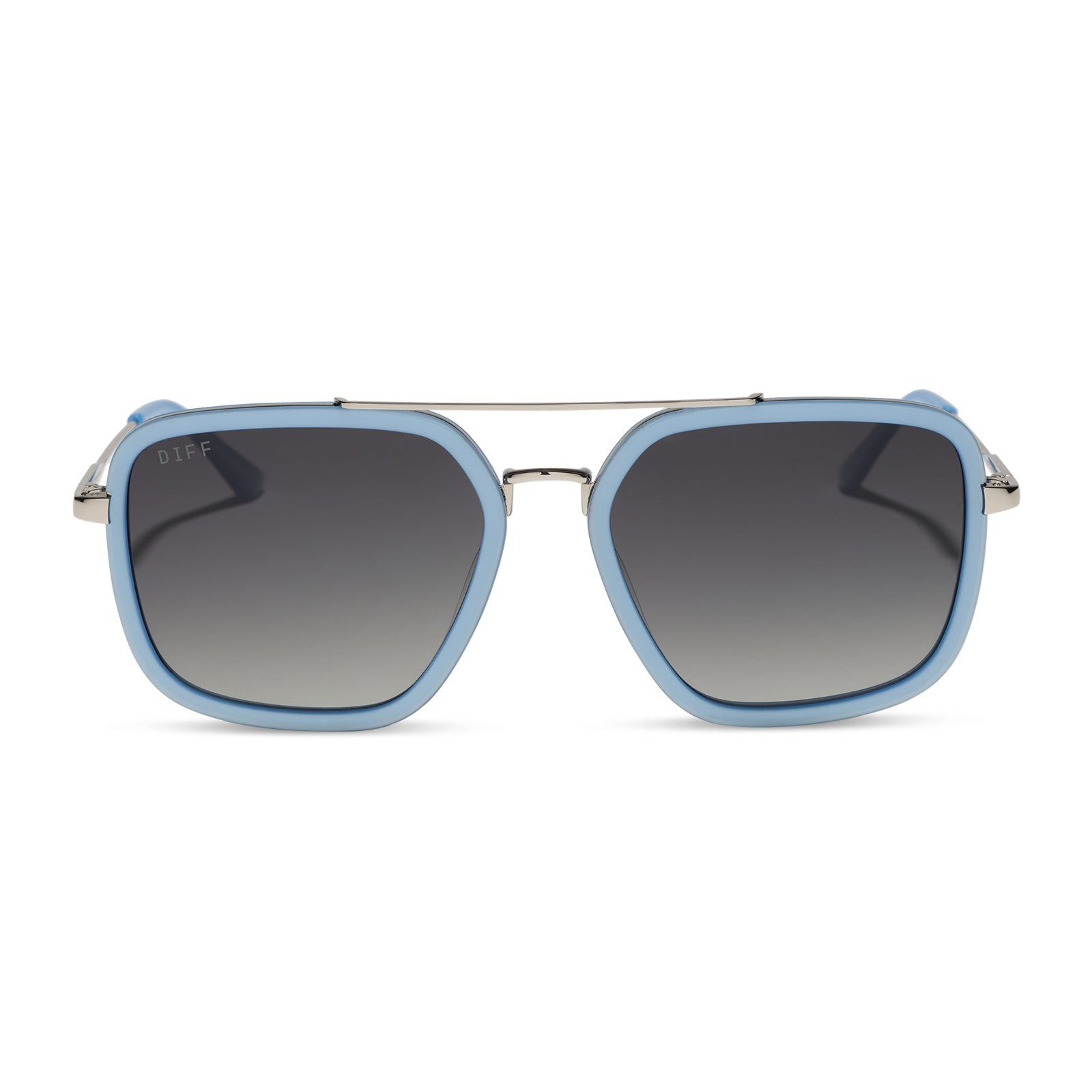 Jordan Sunglasses — Light Blue + Grey Gradient Polarized