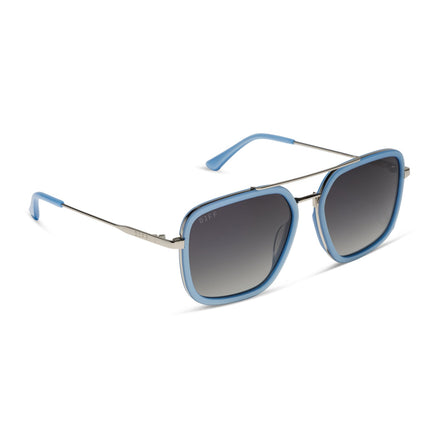 Jordan Sunglasses — Light Blue + Grey Gradient Polarized