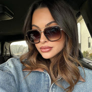 Jordan Sunglasses — Whiskey + Gold + Grey Gradient