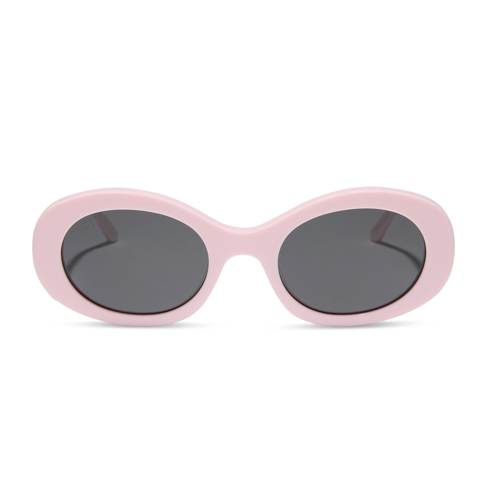 Lainey Sunglasses — Powder Pink + Grey Polarized