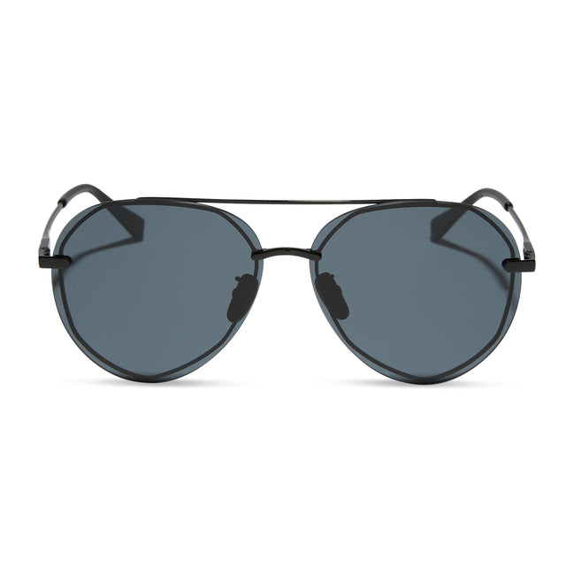 Lenox Sunglasses — Black + Grey
