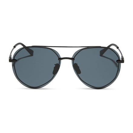 Lenox Sunglasses — Black + Grey