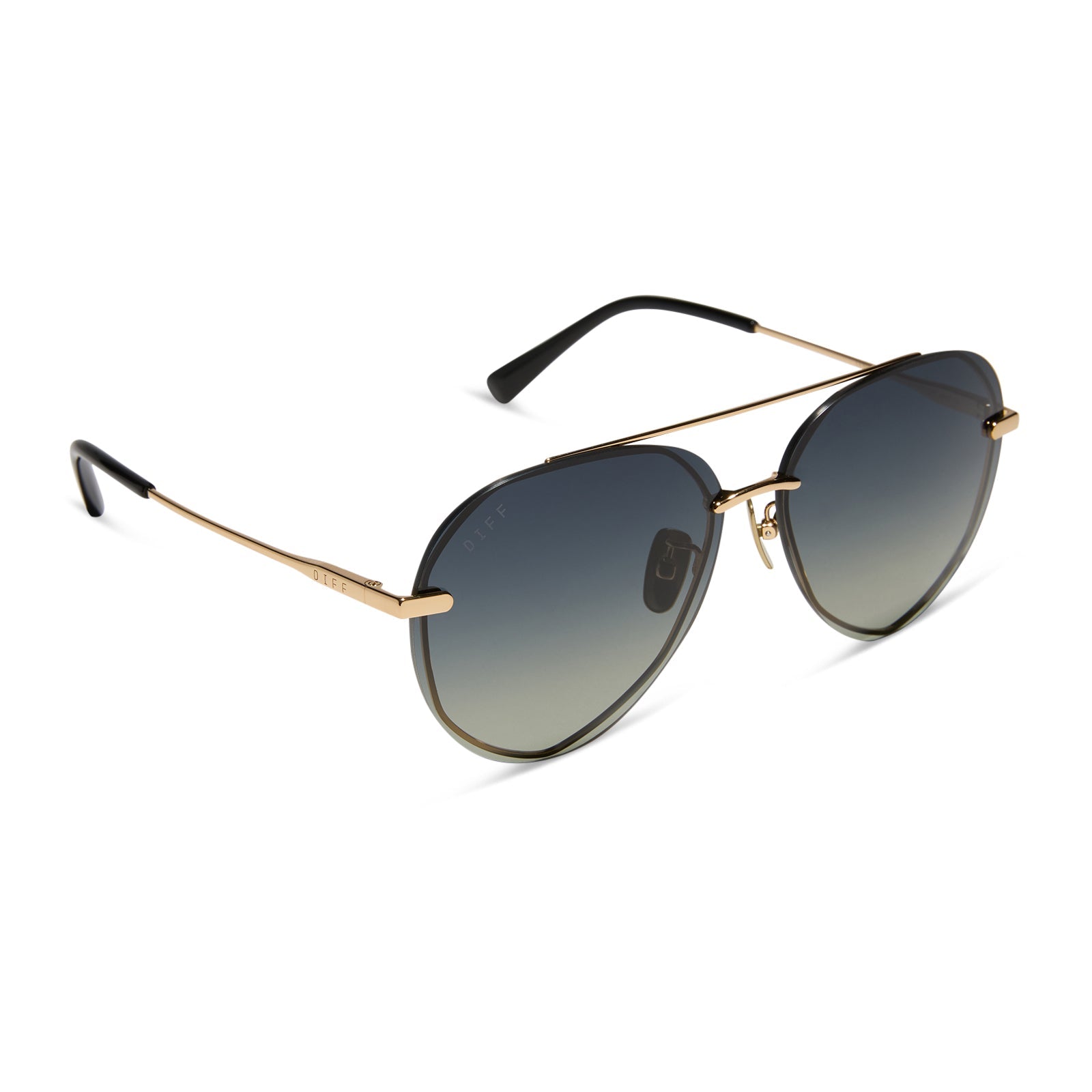 Zaria Sunglasses — Espresso Tortoise + Brown Gradient