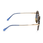 Lenox Sunglasses — Gold + Blue Gradient Polarized
