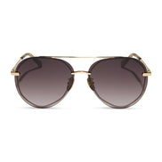 Lenox Sunglasses — Gold + Sea Tortoise + Brown Gradient