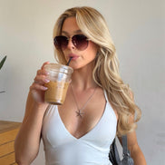 Lenox Sunglasses — Gold + Sea Tortoise + Brown Gradient
