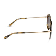 Lenox Sunglasses — Gold + Sea Tortoise + Brown Gradient