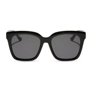 Meredith Sunglasses — Black + Grey