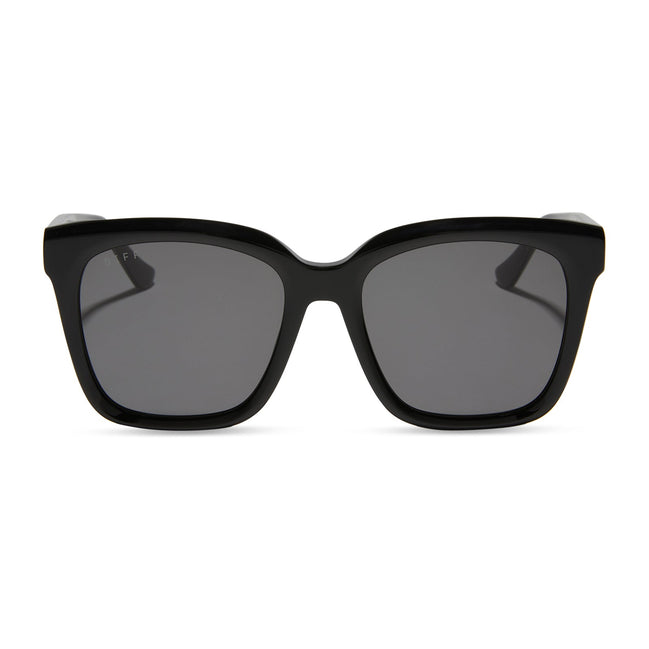 Meredith Sunglasses — Black + Grey