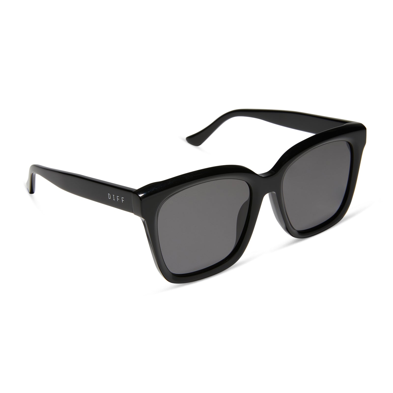 Meredith Sunglasses — Black + Grey