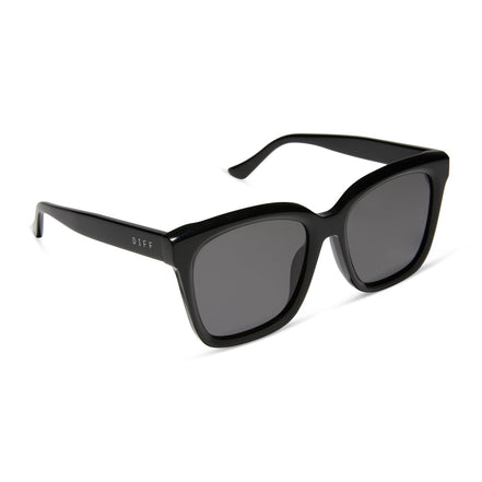 Meredith Sunglasses — Black + Grey