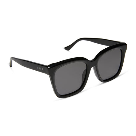 Meredith Sunglasses — Black + Grey